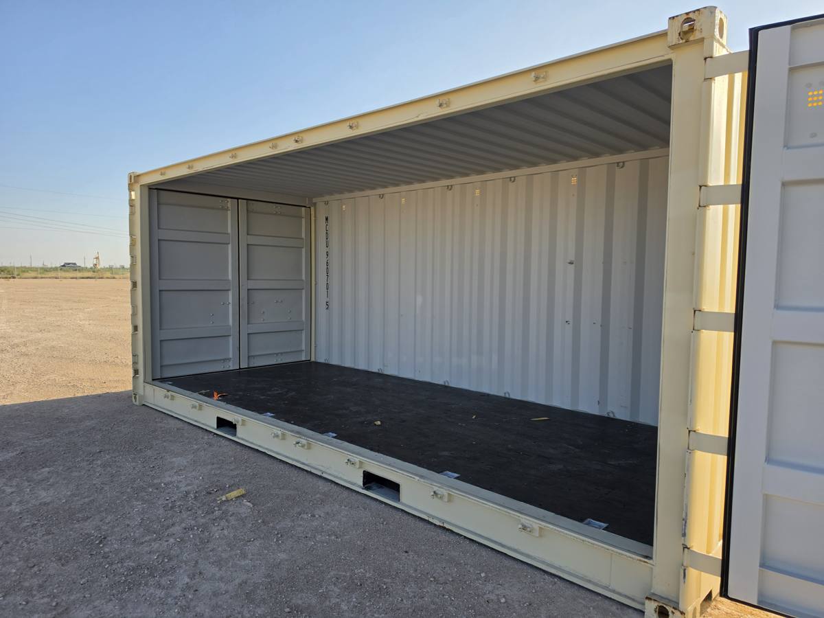 1-Trip 20-foot standard open side full container
