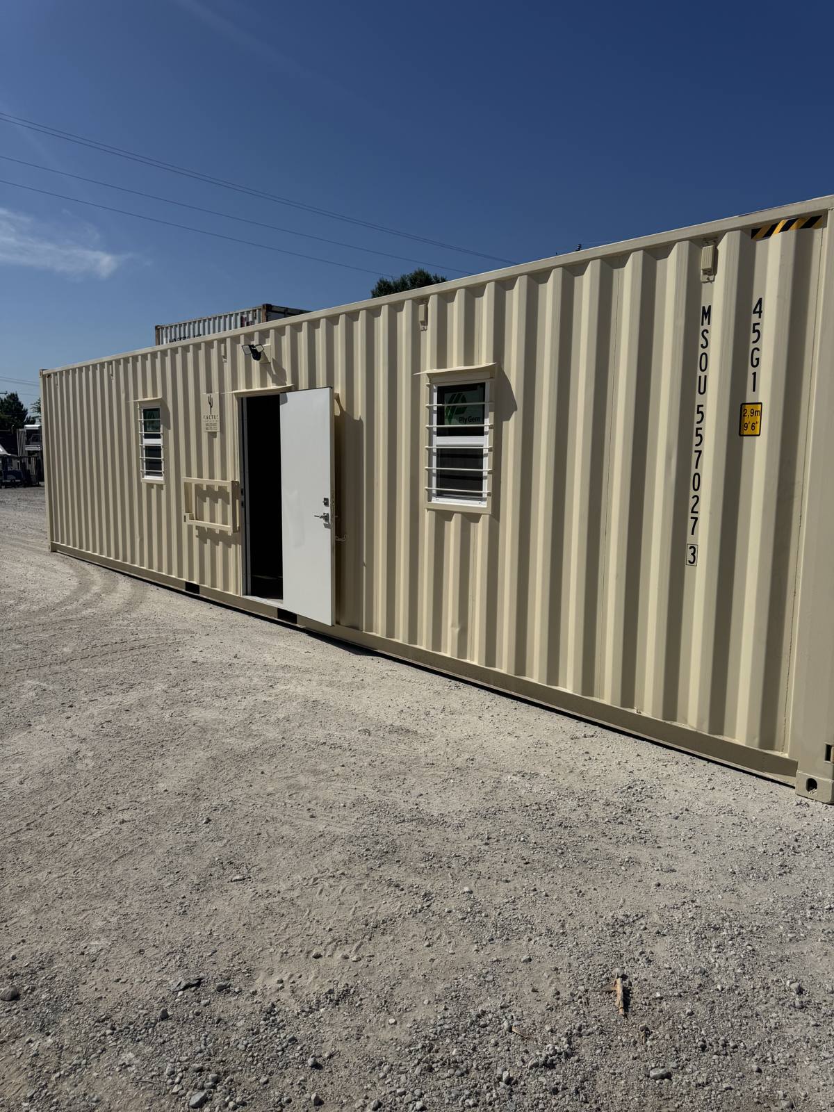 40-foot office container conversion