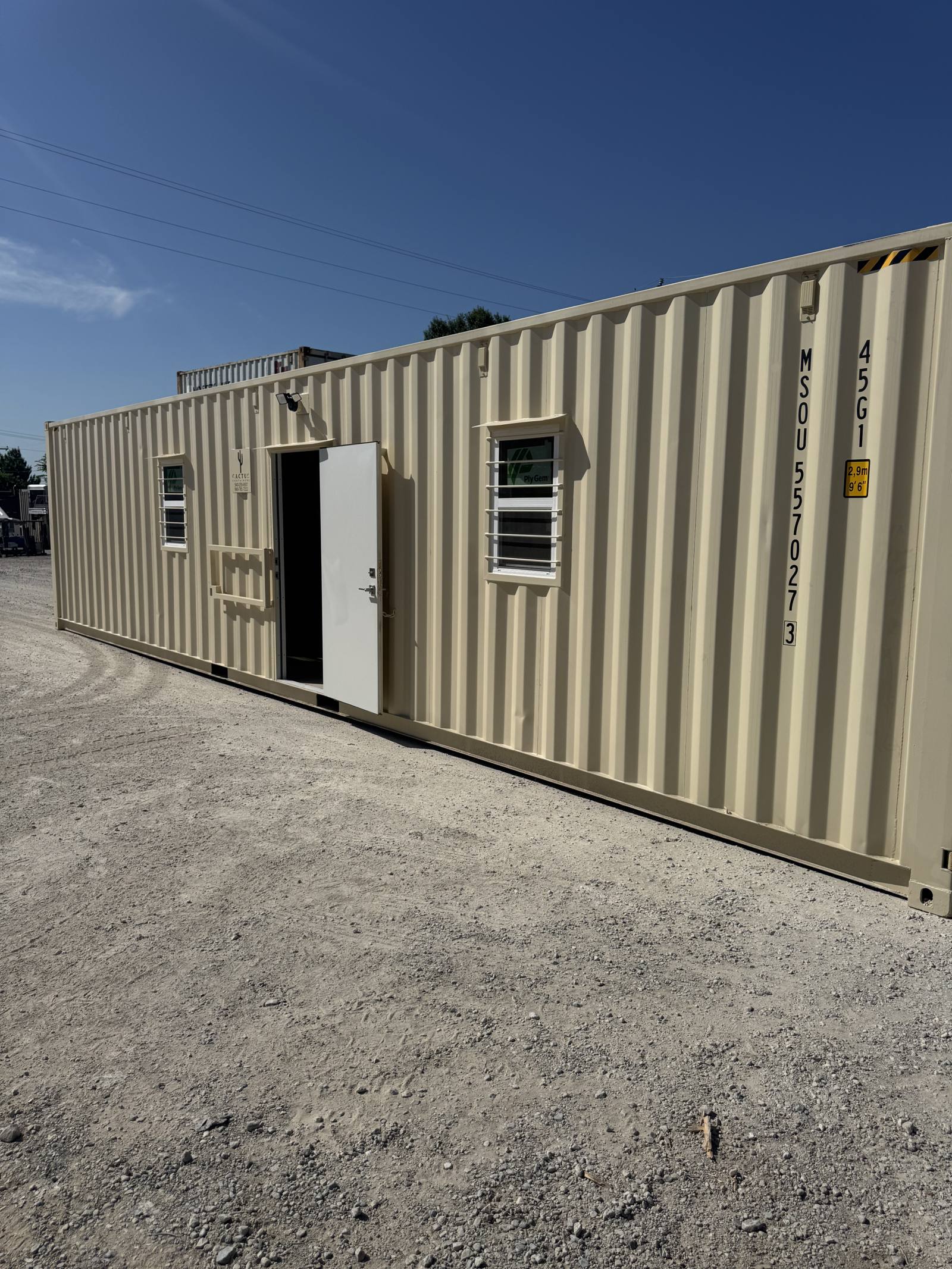 40 ft Office — exterior