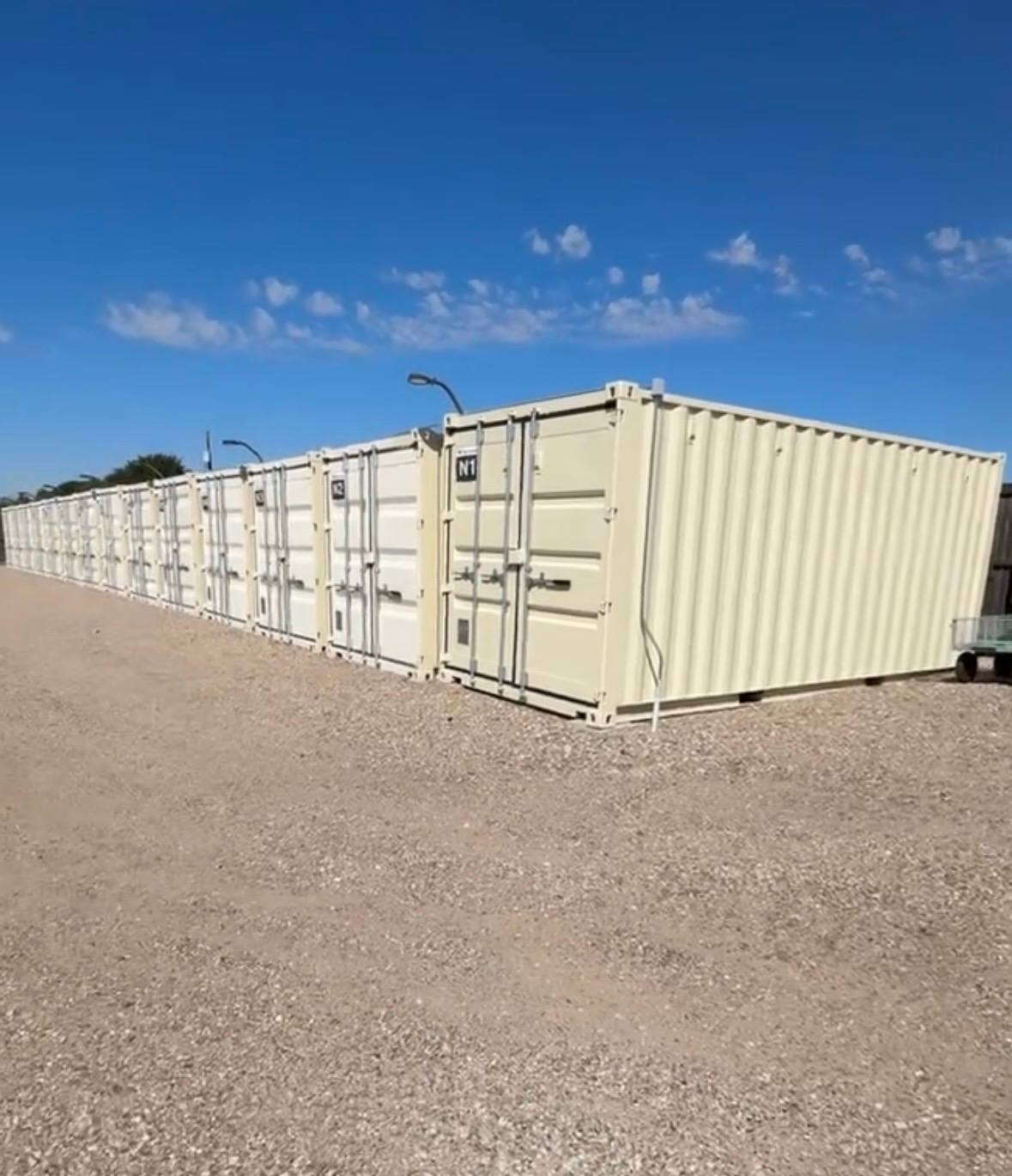 Facility row built by Cactus Containers