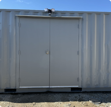 One-trip 40-ft high cube shipping container available rent-to-own in Texas