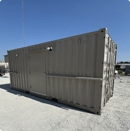 Used 40-ft high cube shipping container available rent-to-own in Texas